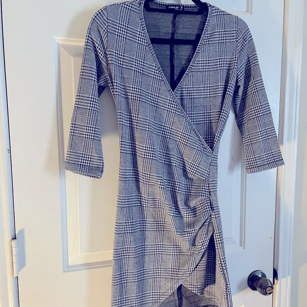 Black and white dress